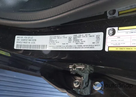 2022 Ram 1500 Limited Longhorn 4X4 5'7 Box from USA, damaged, VIN 1C6SRFKT1NN116706